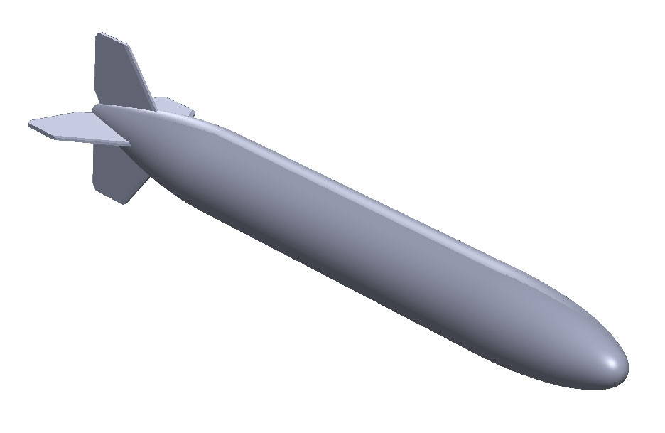 1 x 80 kg lysbomb m/60 m/71. 3D print