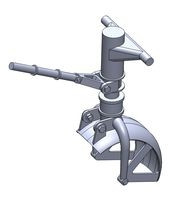 J29 Tunnan corrected nose gear (FLY) 3D print