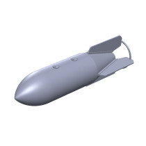 1 x 500 kg bomb m/41. 3D print