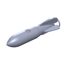 1 x 50 kg bomb m/37. 3D print