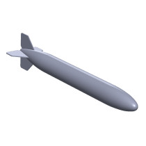 1 x 80 kg lysbomb m/60 m/71. 3D print