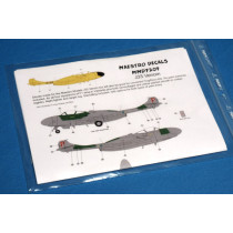 J33 Venom Swedish Airforce dekaler SEE INFO!!!