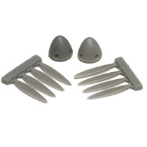 2 x Mosquito 4-blads propellrar