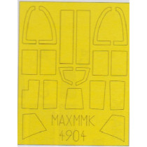 SAAB J21 canopy målningsmask (PILREP)