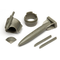 SAAB JA37 Viggen tail section, fuel tank & BOY 401 chaff disp.