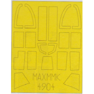 SAAB J21 canopy målningsmask (PILREP)