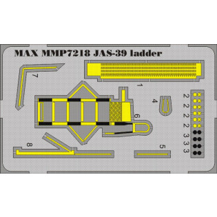 SAAB JAS39 Gripen stege MÅLAD
