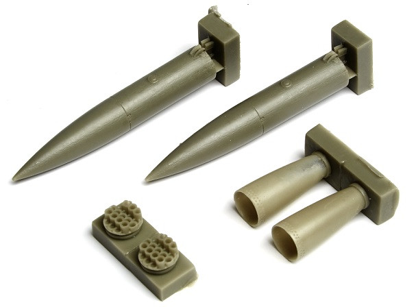 2 x Rocket pod m/57 for J32B Lansen & J35 Draken